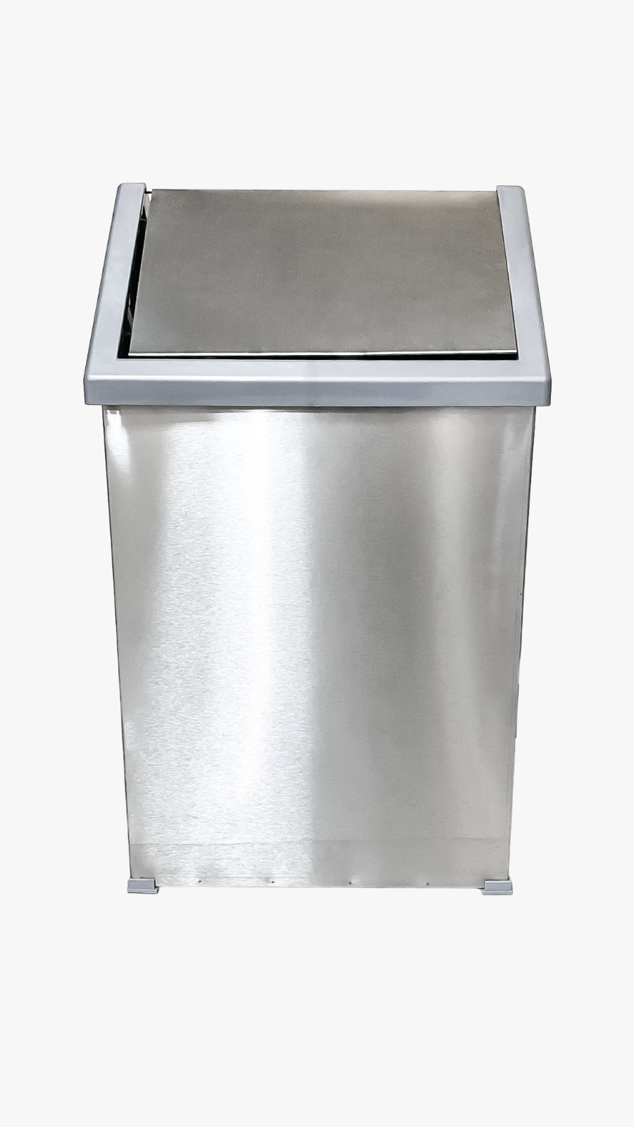 Cos Chrome cu capac batant  54L